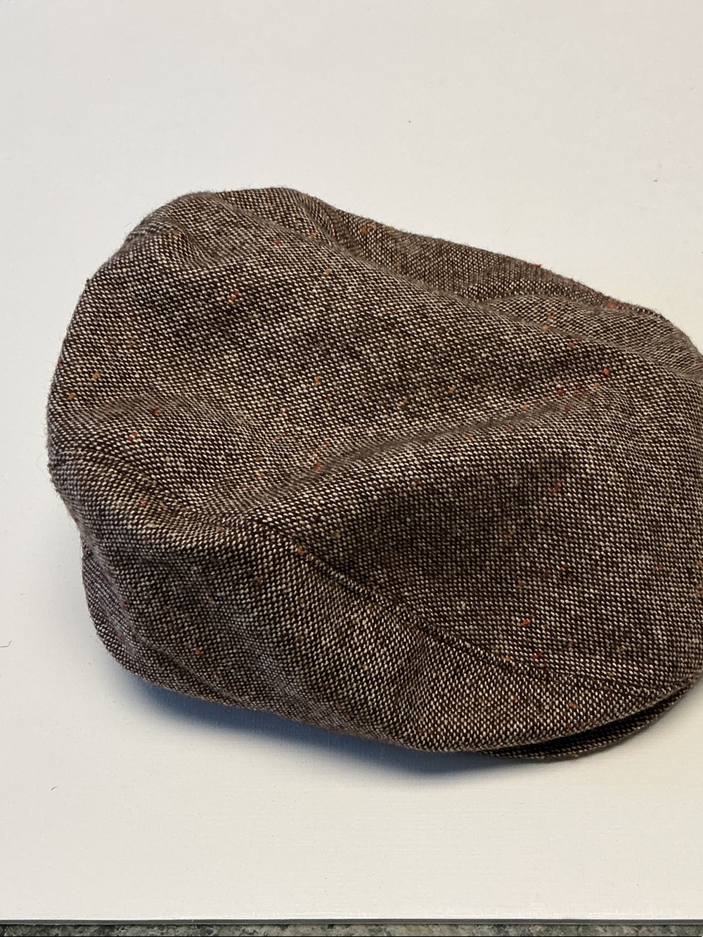 Brown Tweed Newsboy Cap - Classic Men's Flat Cap